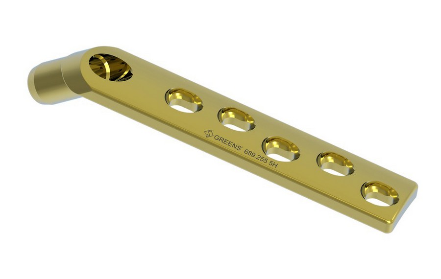 DHS Barrel Plate with DCP Hole AO type, 135°- Short (Barrel length- 25mm)